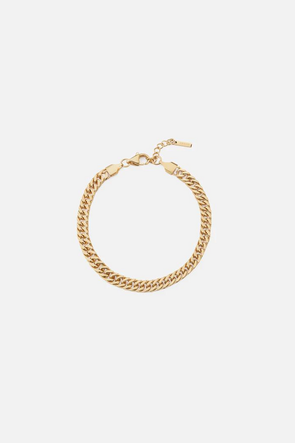 "Achilles" Gold Cuban 5mm Bracelet