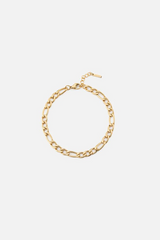 "Hades" Gold Figaro 5mm Bracelet