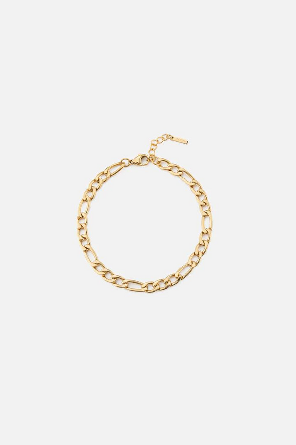 "Hades" Gold Figaro 5mm Bracelet