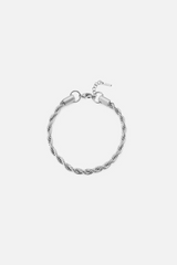 "Persephone" Silver Rope 5mm Bracelet