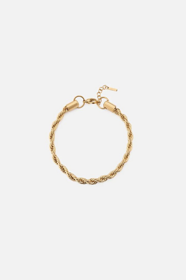 "Persephone" Gold Rope 5mm Bracelet