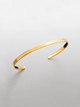 "Echo" Gold Minimal Unisize Cuff Bracelet