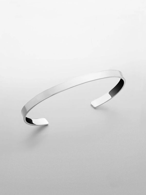 "Daphne" Silver Unisize Cuff Bracelet