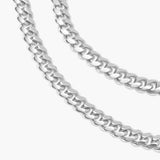 "Helios" Silver Cuban 5mm Chain