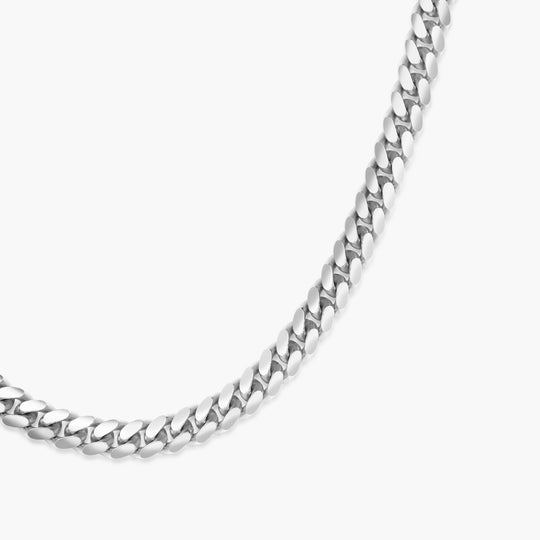 "Demeter" Silver Cuban 3mm Chain