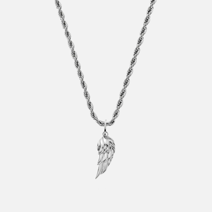 "WING" PENDANT - SILVER