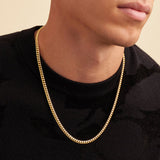 "Helios" Gold Cuban 5mm Chain