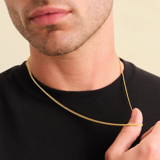 "Demeter" Gold Cuban 3mm Chain