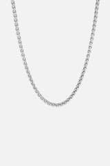 "Nyx" Silver Wheat 3mm Chain