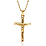 "CRUCIFIX" PENDANT - GOLD