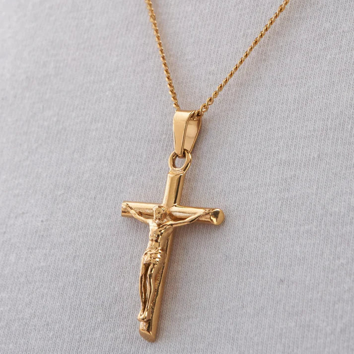 "CRUCIFIX" PENDANT - GOLD