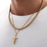 "CRUCIFIX" PENDANT - GOLD