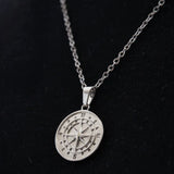 "COMPASS" PENDANT - SILVER