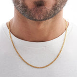 "Selene" Gold Figaro 3mm Chain