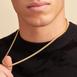 "Helios" Gold Cuban 5mm Chain