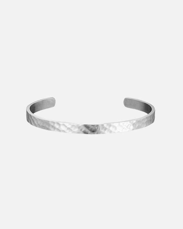 "Phaeton" Silver Hammered Cuff Bracelet