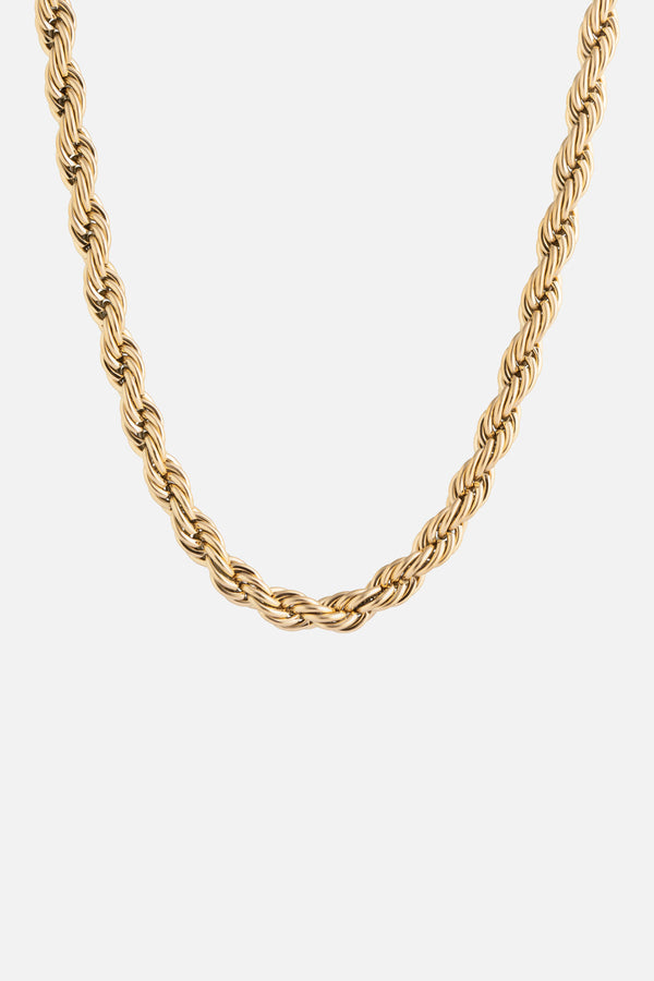 "Olympus" Gold Rope 5mm Chain