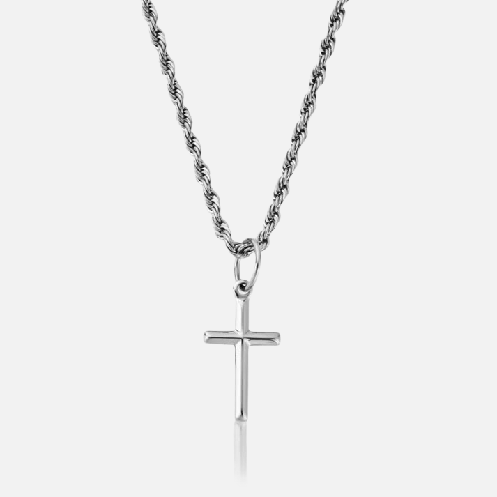 "CROSS" PENDANT - SILVER