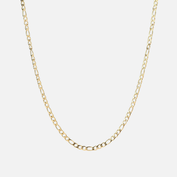 "Selene" Gold Figaro 3mm Chain