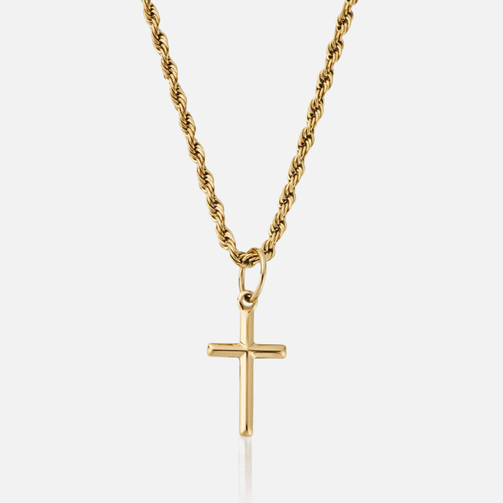 "CROSS" PENDANT - GOLD