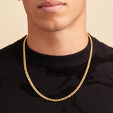 "Helios" Gold Cuban 5mm Chain